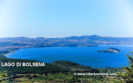 Lago di Bolsena, veduta da Montefiascone
